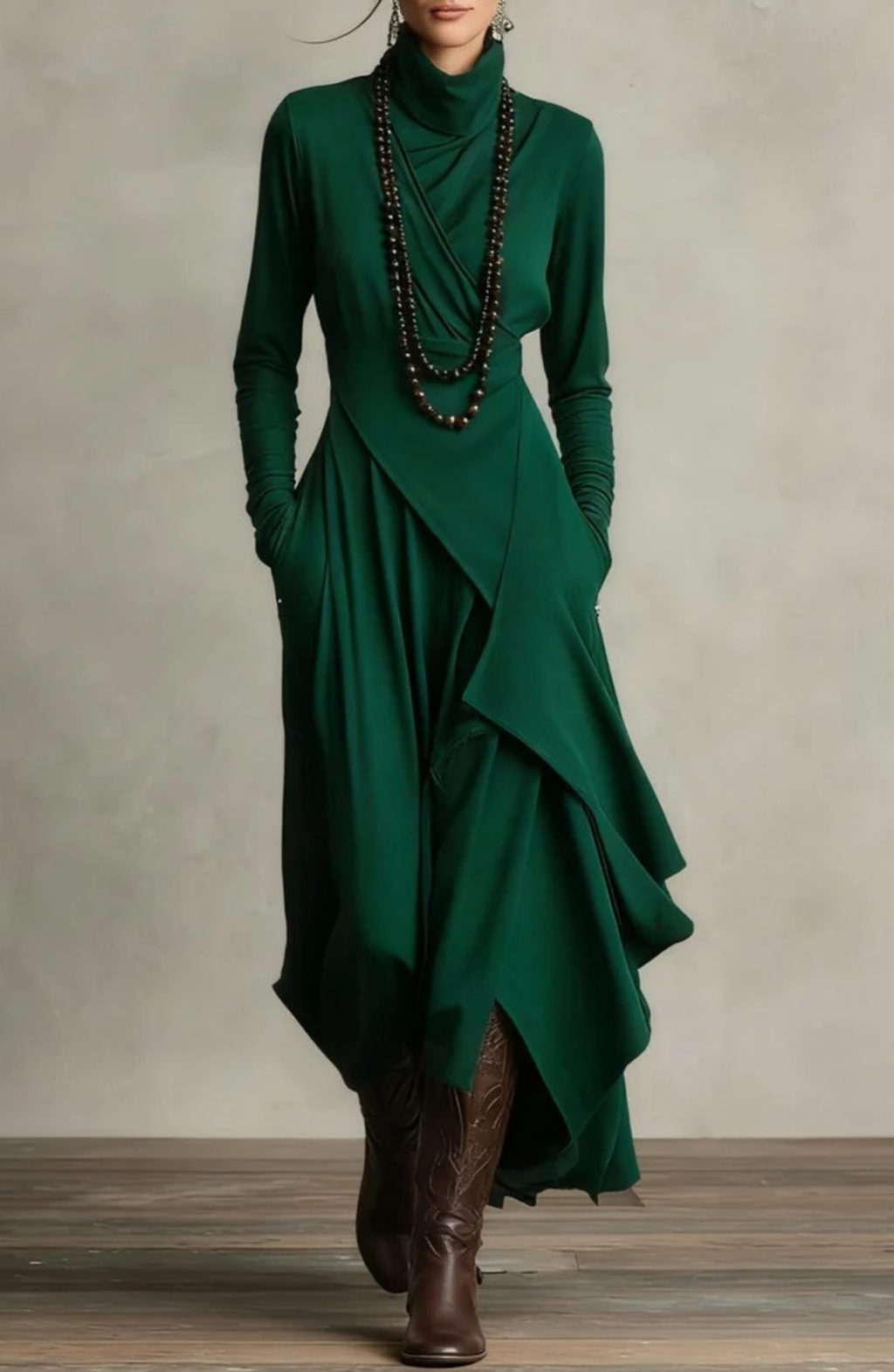 The Noir Maxi Dress