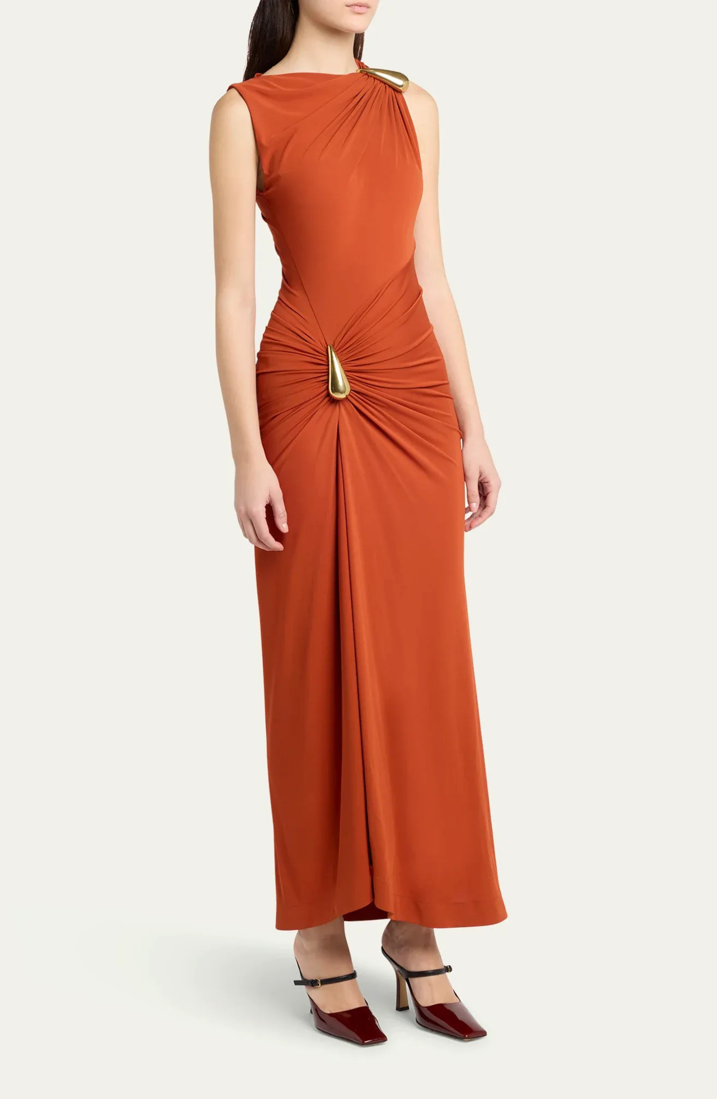 Obsidian Twist Maxi Dress