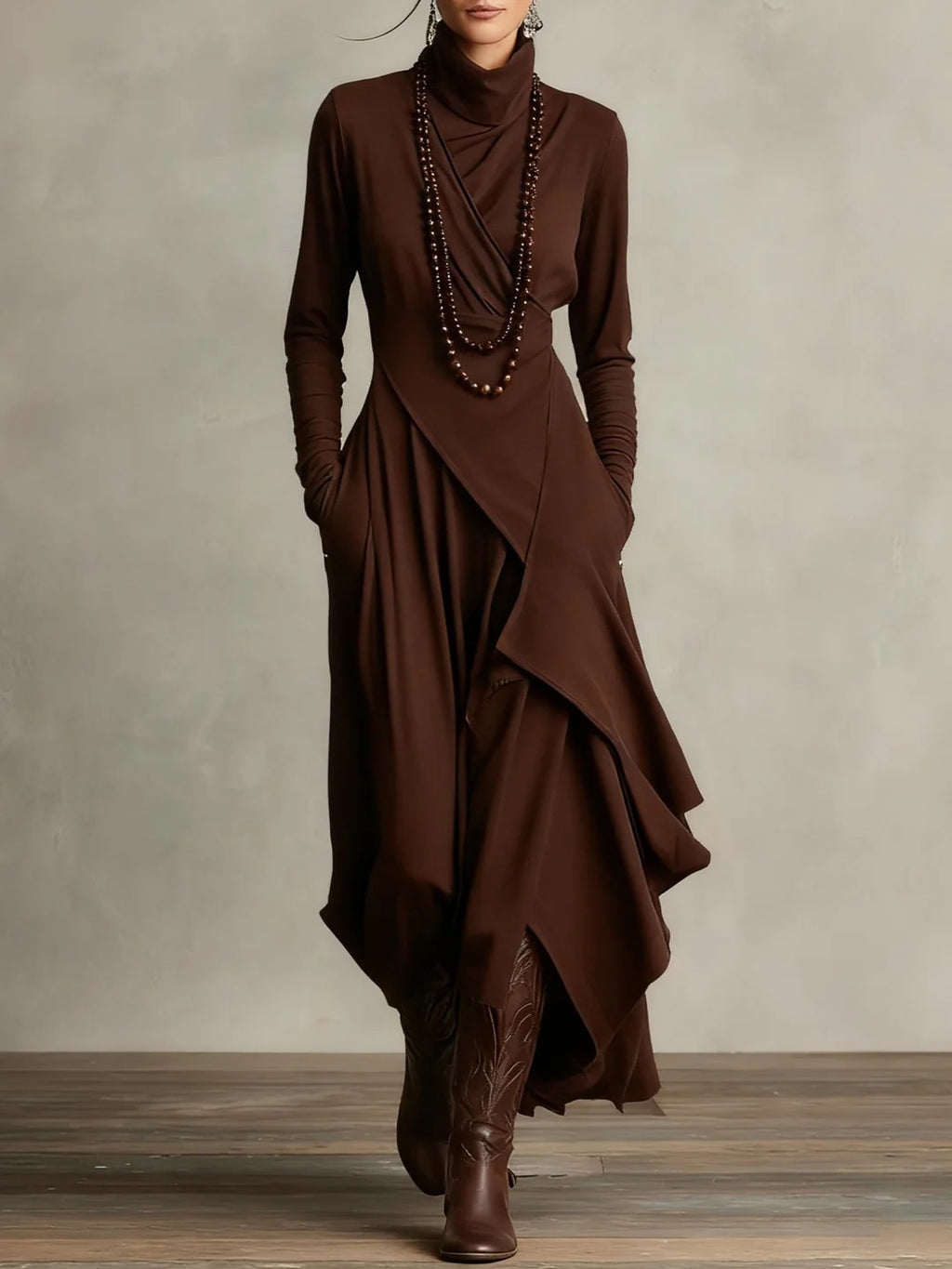 The Noir Maxi Dress